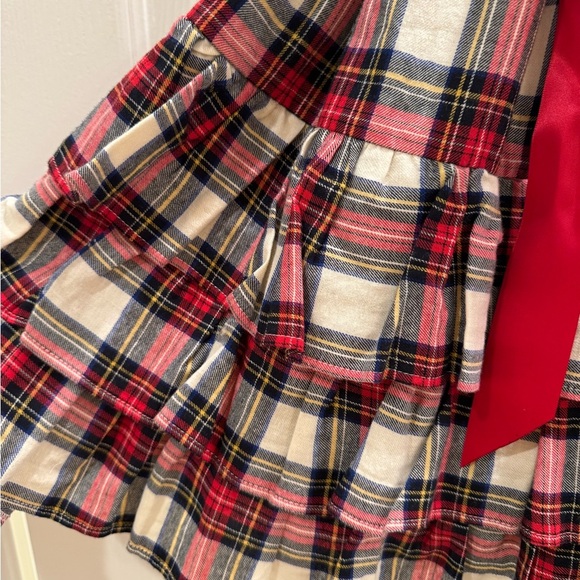 Holly Hastie Arabella Frill Plaid Tartan Dress Maisonette - Picture 7 of 9
